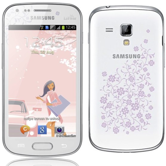 Samsung Galaxy S Duos la fleur